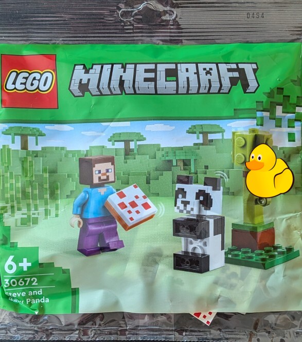 LEGO Minecraft | Minifigur "Steve mit Panda"