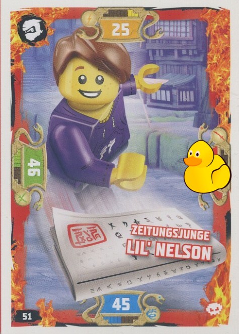 LEGO Ninjago Serie 5 | #051 Zeitungsjunge Lil‘ Nelson LEGO Ninjago Serie 5 | #051 Zeitungsjunge Lil‘ Nelson