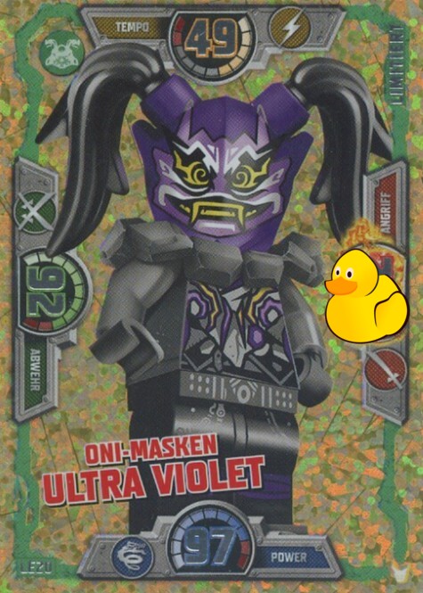 LEGO Ninjago Serie 3 | #LE20 Oni-Masken Ultra Violet LEGO Ninjago Serie 3 | #LE20 Oni-Masken Ultra Violet