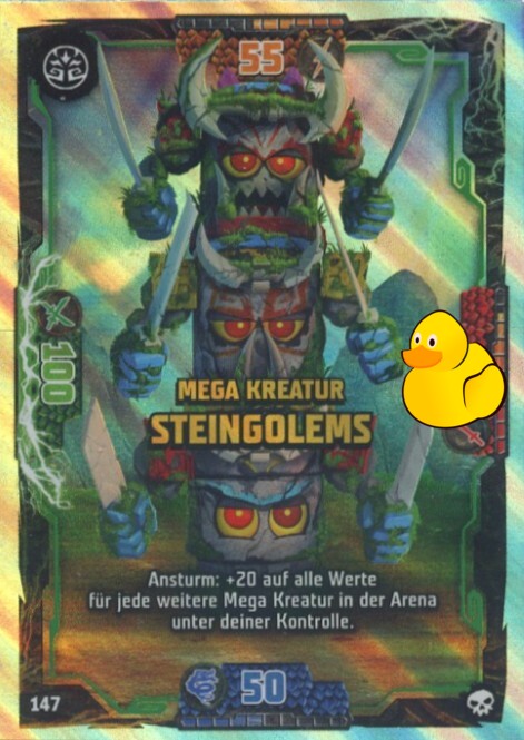 LEGO Ninjago Serie 6 | #147 Mega Kreatur Steingolems
