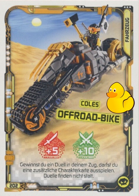 LEGO Ninjago Serie 5 | #202 Coles Offroad-Bike 