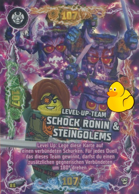 LEGO Ninjago Serie 6 Next Level | #088 Schock Ronin & Steingolem