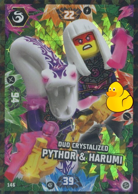 LEGO Ninjago Serie 8 | #146 Duo Crystalized Pythor & Harumi
