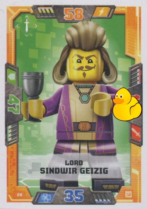 LEGO Nexo Knights Serie 2 | #028 Lord Sindwir Geizig
