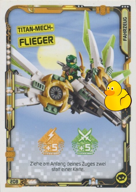 LEGO Ninjago Serie 5 | #208 Titan-Mech-Flieger 