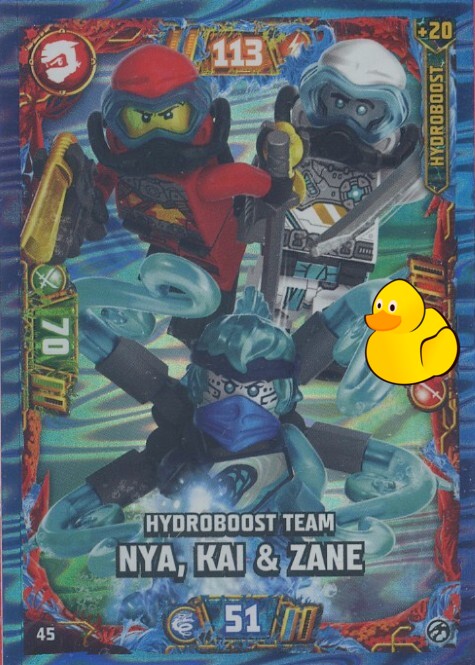 LEGO Ninjago Serie 7 | #045 Hydroboost Nya, Kai & Zane