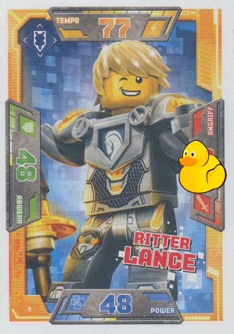 LEGO Nexo Knights Serie 1 | #008 Ritter Lance