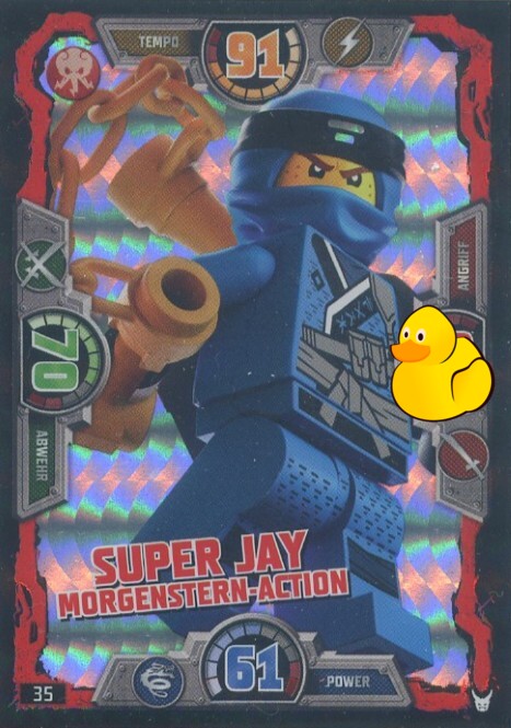 LEGO Ninjago Serie 3 | #035 Super Jay Morgenstern