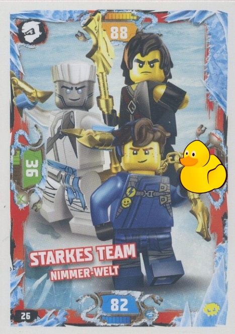 LEGO Ninjago Serie 5 Next Level | #026 Starkes Team Nimmer-Welt 