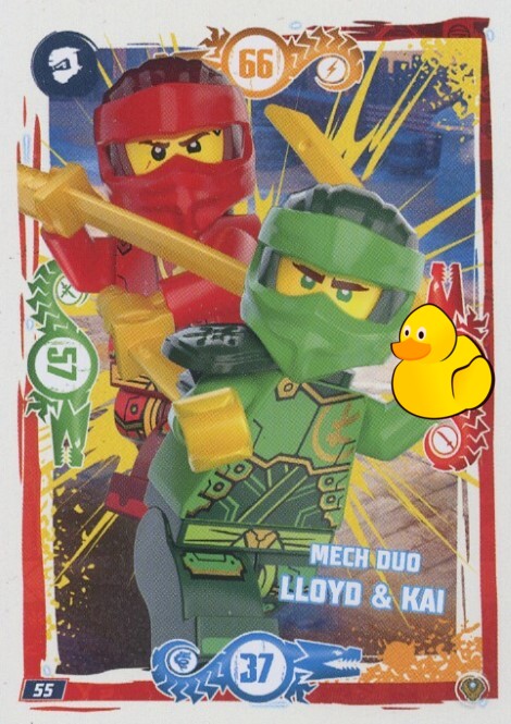 LEGO Ninjago Serie 9 Next Level  | #055 Mech Duo Lloyd & Kai