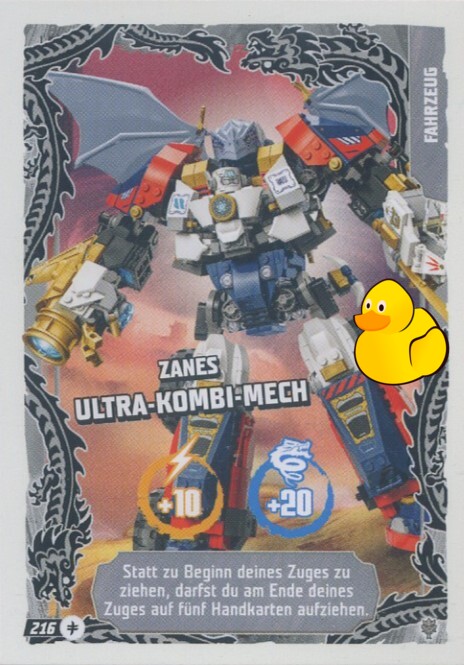 LEGO Ninjago Serie 11 | #216 Zanes Ultra-Kombi-Mech