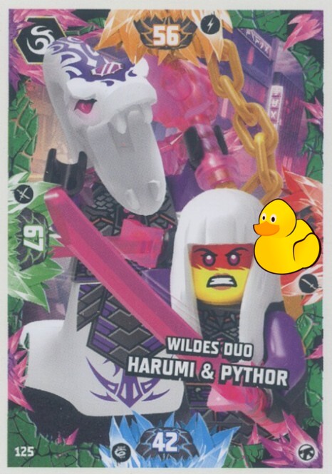 LEGO Ninjago Serie 8 Next Level | #125 Wildes Duo Harumi & Pythor