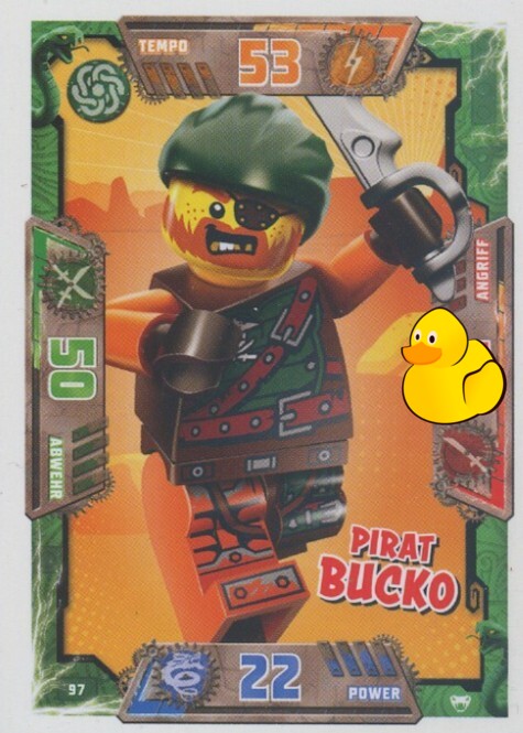 LEGO Ninjago Serie 2 | #097 Pirat Bucko 