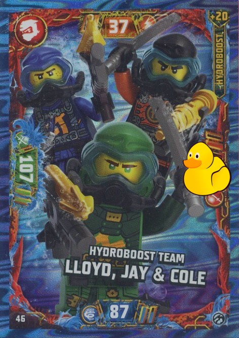 LEGO Ninjago Serie 7 | #046 Hydroboost Lloyd, Jay & Cole