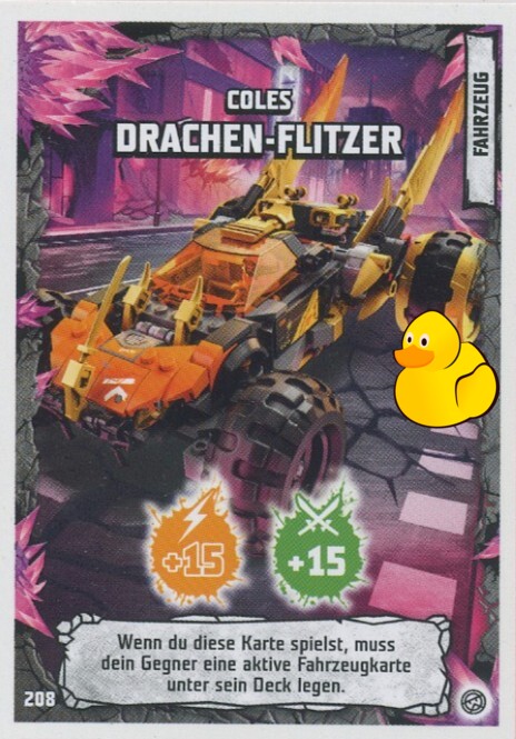 LEGO Ninjago Serie 8 | #208 Coles Drachen-Flitzer
