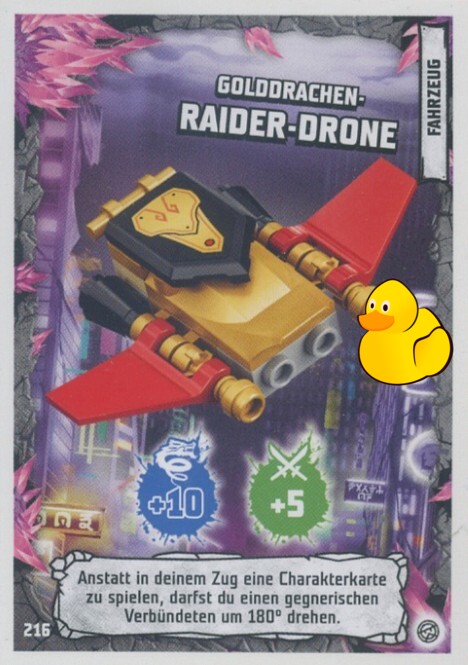 LEGO Ninjago Serie 8 | #216 Golddrachen Raider-Drone