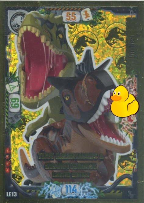 LEGO Jurassic World Serie 3 | #LE13 Carnotaurus & Gigantosaurus