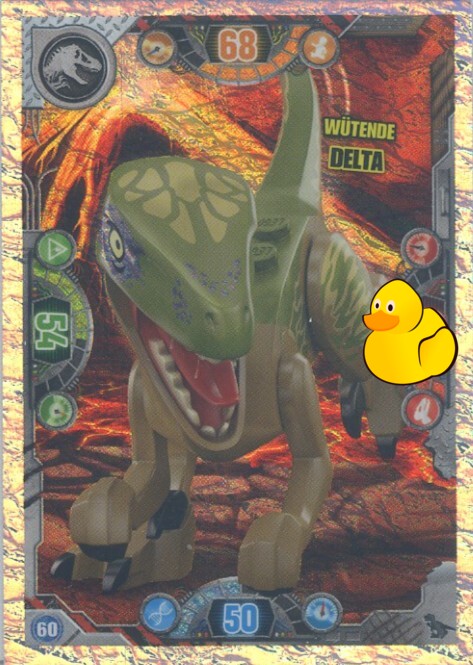 LEGO Jurassic World Serie 2 | #060 (Twin) Wütende Delta