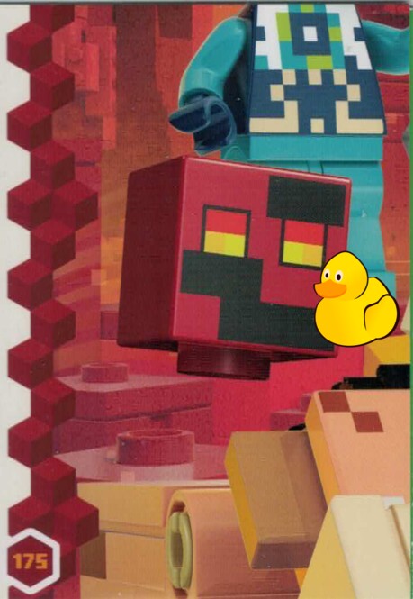 LEGO Minecraft Serie 3 | #175 Puzzlekarte Der Nether 4