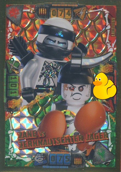 LEGO Ninjago Serie 4 | #LE015 Zane vs Zerknautschter Jäger 