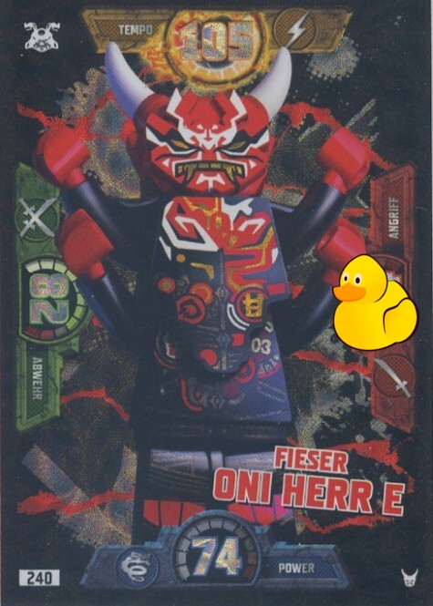 LEGO Ninjago Serie 3 | #240 Fieser Oni Herr E LEGO Ninjago Serie 3 | #240 Fieser Oni Herr E