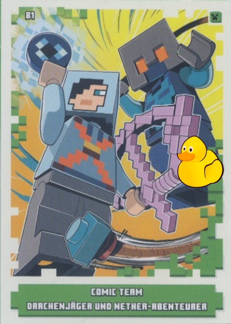 LEGO Minecraft Serie 1 | #081 Comic Team Drachenjäger und Nether-Abenteurer