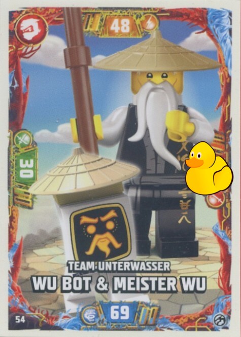 LEGO Ninjago Serie 7 | #054 Team Wu Bot & Meister Wu