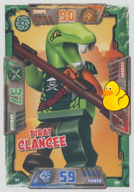 LEGO Ninjago Serie 2 | #095 Pirat Clancee 