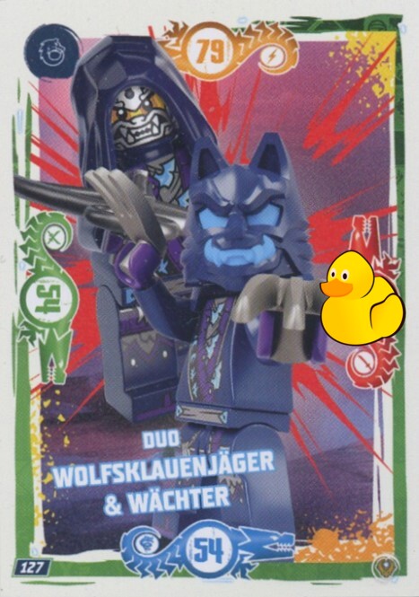LEGO Ninjago Serie 9 Next Level  | #127 Duo Wolfsklaueniäger & Wichter