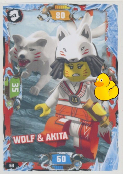 LEGO Ninjago Serie 5 | #063 Wolf & Akita LEGO Ninjago Serie 5 | #063 Wolf & Akita