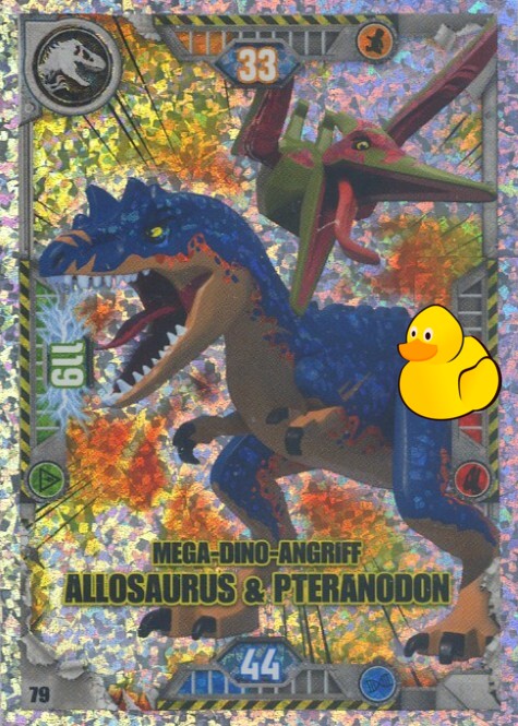 LEGO Jurassic World Serie 1 | #079 Mega-Dino-Angriff Allosaurus & Pteranodon