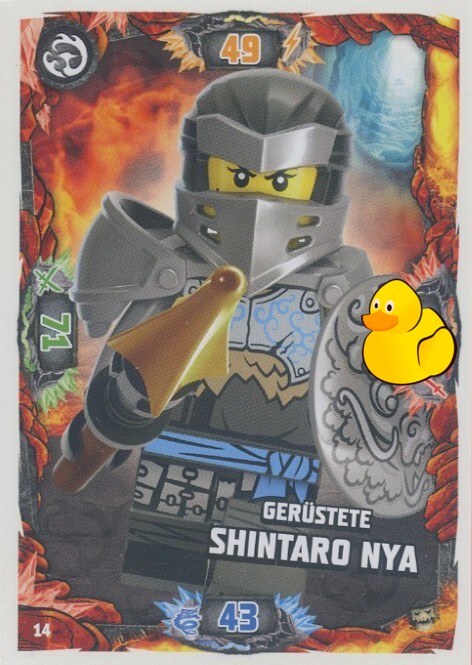 LEGO Ninjago Serie 6 Next Level | #014 Gerüstete Shintaro Nya 