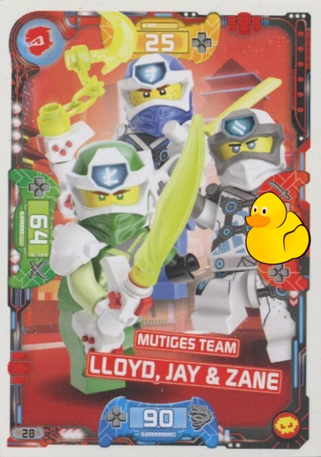 LEGO Ninjago Serie 5 Next Level | #028 Mutig. Team Lloyd, Jay & Zane