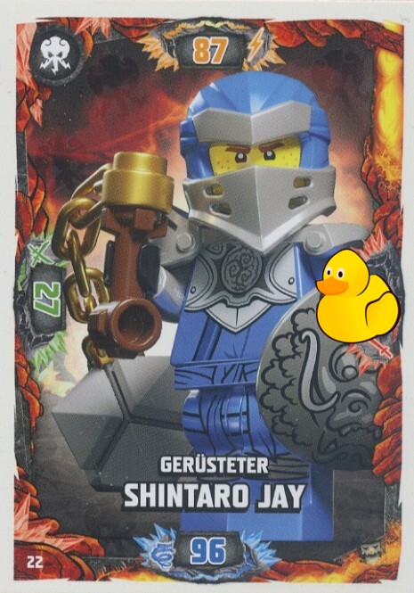 LEGO Ninjago Serie 6 Next Level | #022 Gerüsteter Shintaro Jay 