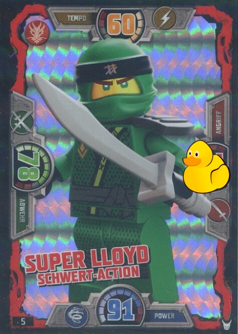LEGO Ninjago Serie 3 | #005 Super Lloyd Schwert-Action LEGO Ninjago Serie 3 | #005 Super Lloyd Schwert-Action