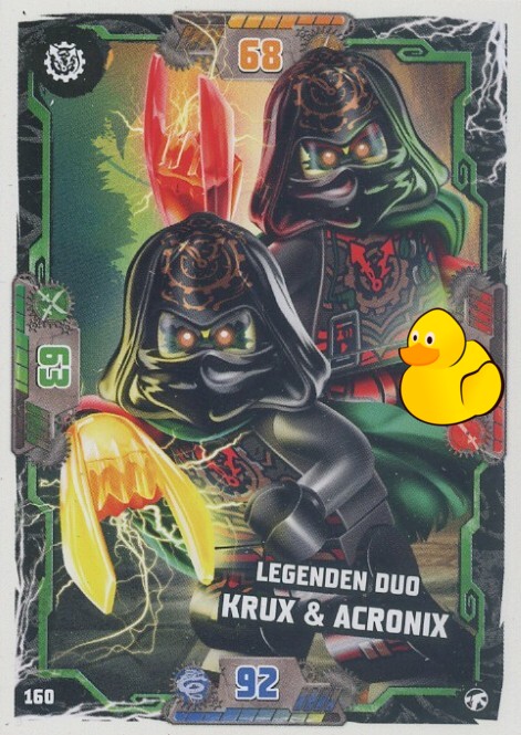 LEGO Ninjago Serie 8 Next Level | #160 Legenden Duo Krux & Acronix