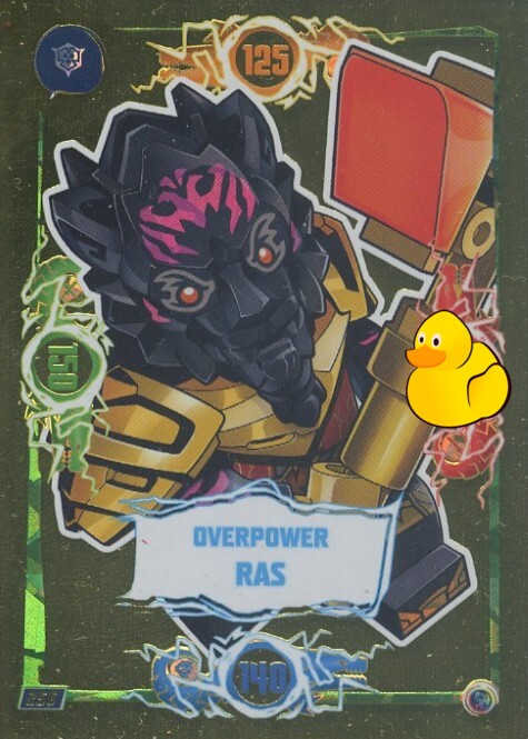LEGO Ninjago Serie 9 | #256 Overpower Ras (Goldkarte)