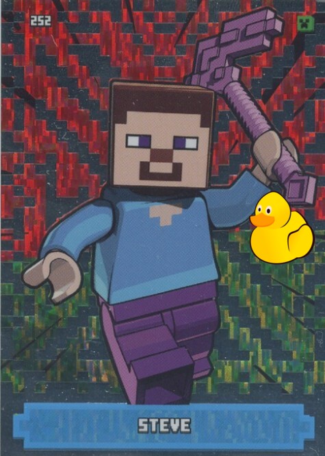 LEGO Minecraft Serie 1 | #252 Steve – Platinkarte
