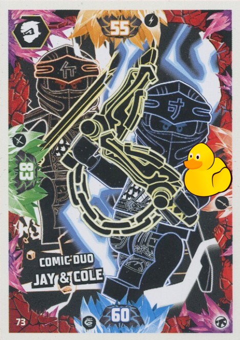 LEGO Ninjago Serie 8 Next Level | #073 Comic Duo Jay & Cole