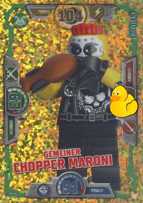 LEGO Ninjago Serie 3 | #LE22 Gemeiner Chopper Maroni LEGO Ninjago Serie 3 | #LE22 Gemeiner Chopper Maroni