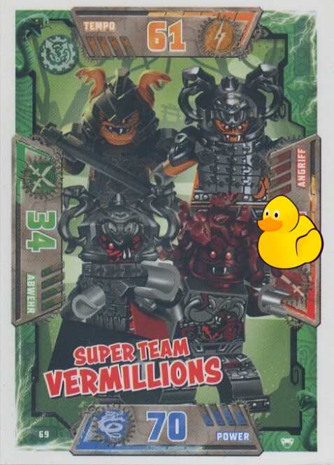 LEGO Ninjago Serie 2 | #069 Super Team Vermillions 