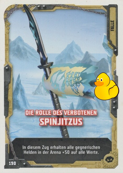LEGO Ninjago Serie 5 | #190 Die Rolle des verbotenen Spinjitzus 