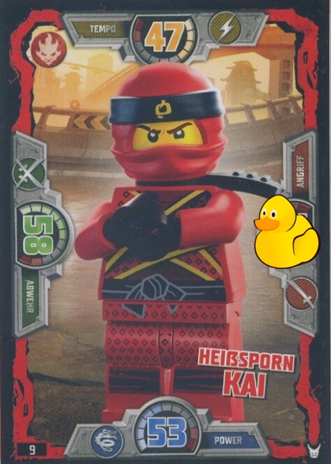 LEGO Ninjago Serie 3 | #009 Heißsporn Kai LEGO Ninjago Serie 3 | #009 Heißsporn Kai