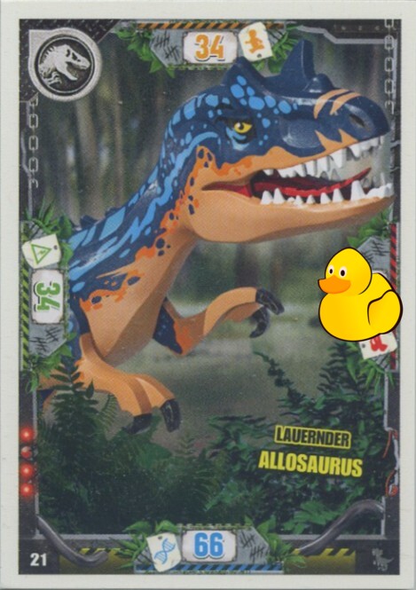 LEGO Jurassic World Serie 3 | #021 Lauernder Allosaurus
