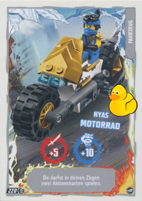 LEGO Ninjago Serie 10 |  #220 Nyas Motorrad