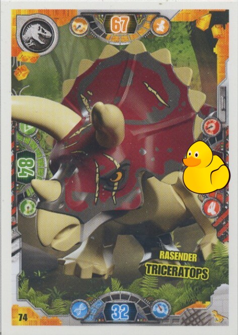 LEGO Jurassic World Serie 2 | #074 Rasender Triceratops