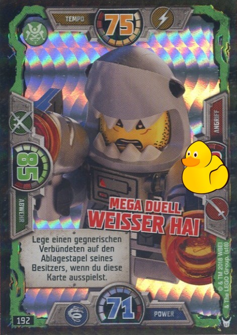 LEGO Ninjago Serie 3 | #192 Mega Duell Weisser Hai