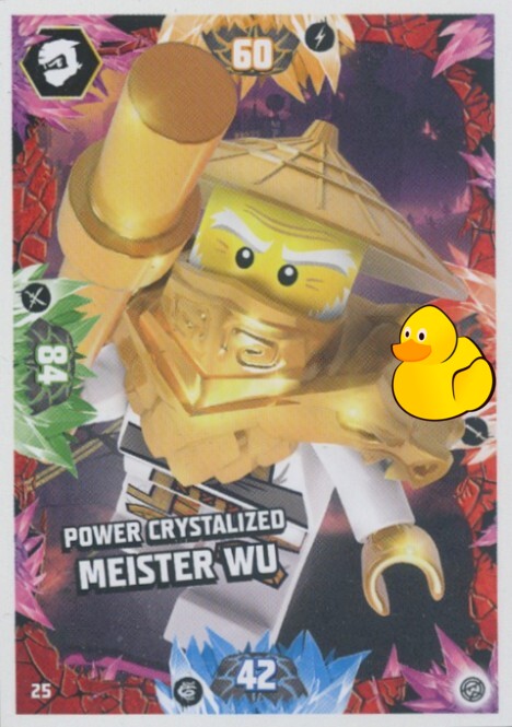 LEGO Ninjago Serie 8 | #025 Power Crystalized Meister Wu