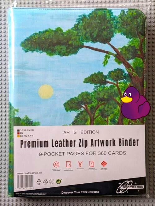 Premium-Sammelalbum mit Reißverschluss | "Sonnenaufgang in Wald"