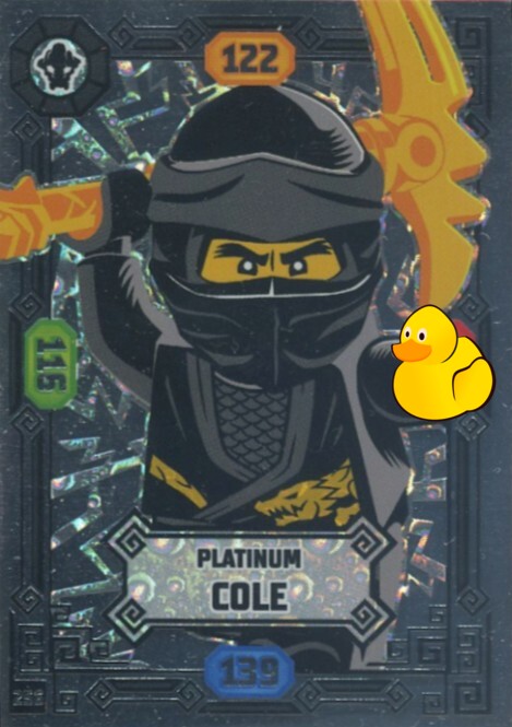 LEGO Ninjago Serie 7 | #256 Platinum Cole